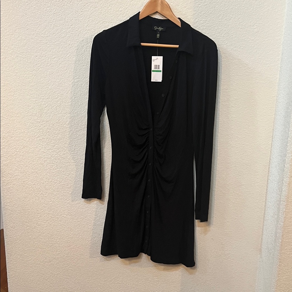 Jessica Simpson Black Long Sleeve Dress